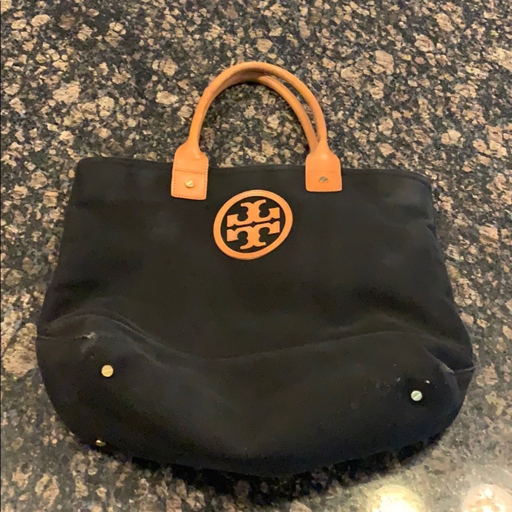 Tory Burch Jaden Canvas Tote Gem